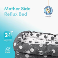 baby plus Mother Side Baby Reflux Bed - Dandelion - Miu Mau Collectibles