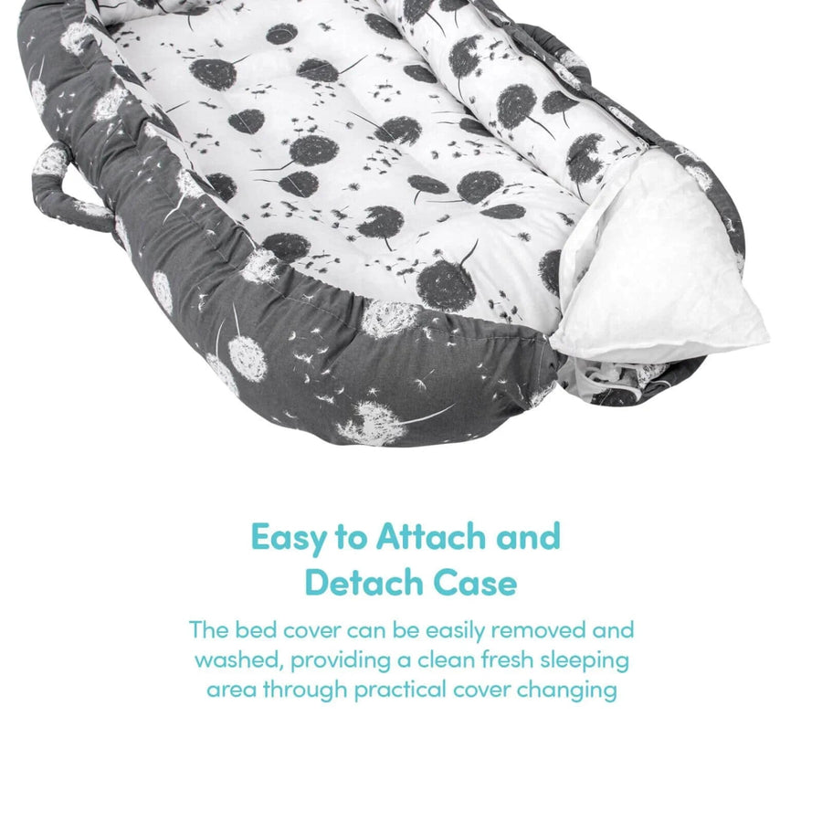 baby plus Mother Side Baby Reflux Bed - Dandelion - Miu Mau Collectibles