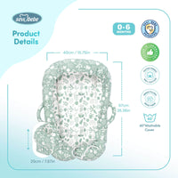 baby plus Mother Side Baby Reflux Bed - Green - Miu Mau Collectibles