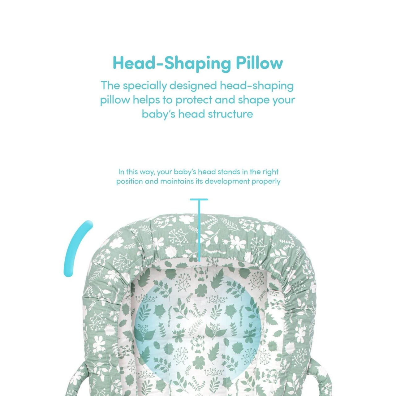 baby plus Mother Side Baby Reflux Bed - Green - Miu Mau Collectibles