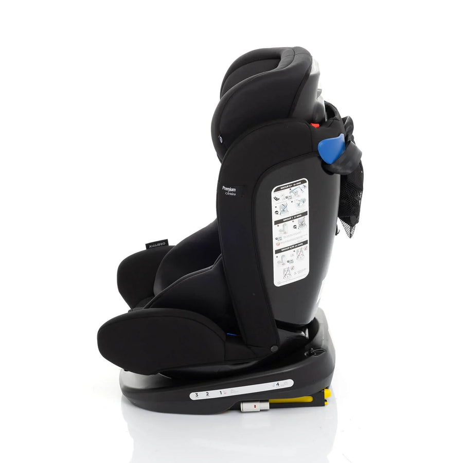 baby plus Orbitfix Group 0+/1/2/3 (Birth to 12 Years) Car Seat - Black - Miu Mau Collectibles