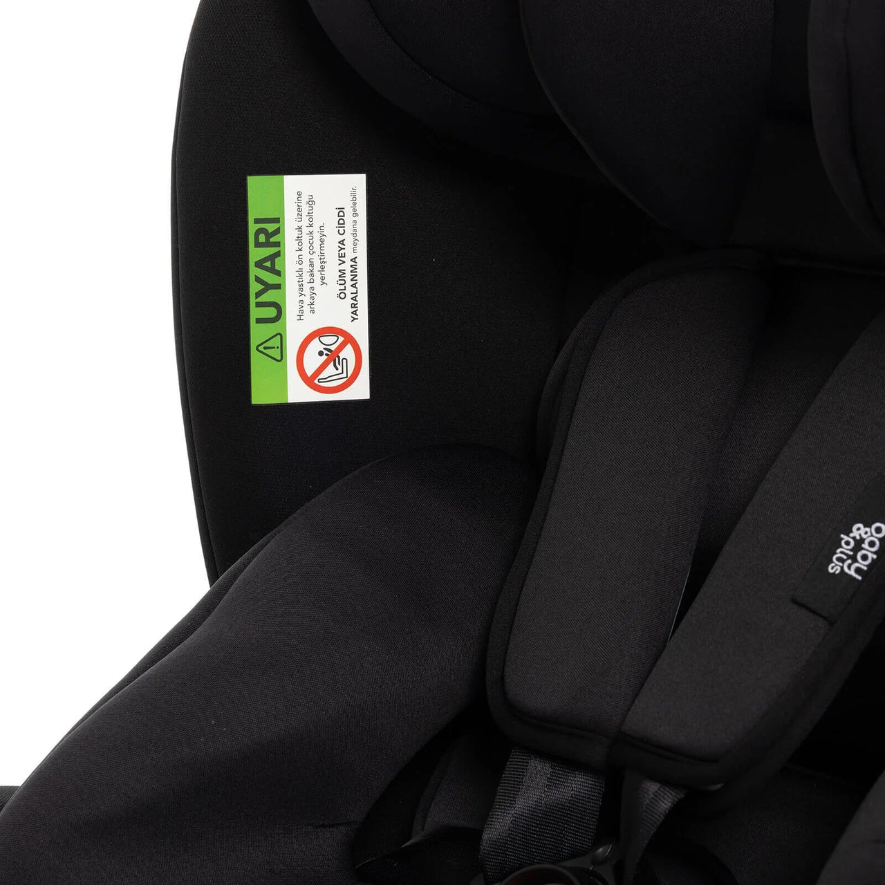 baby plus Orbitfix Group 0+/1/2/3 (Birth to 12 Years) Car Seat - Black - Miu Mau Collectibles