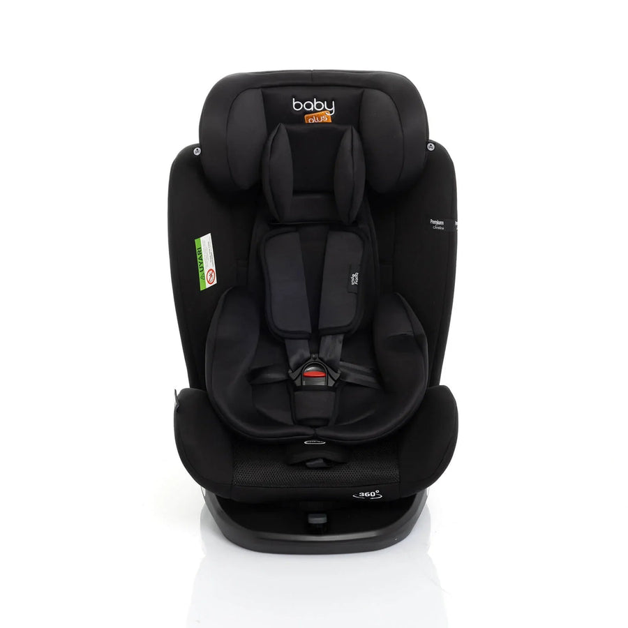 baby plus Orbitfix Group 0+/1/2/3 (Birth to 12 Years) Car Seat - Black - Miu Mau Collectibles