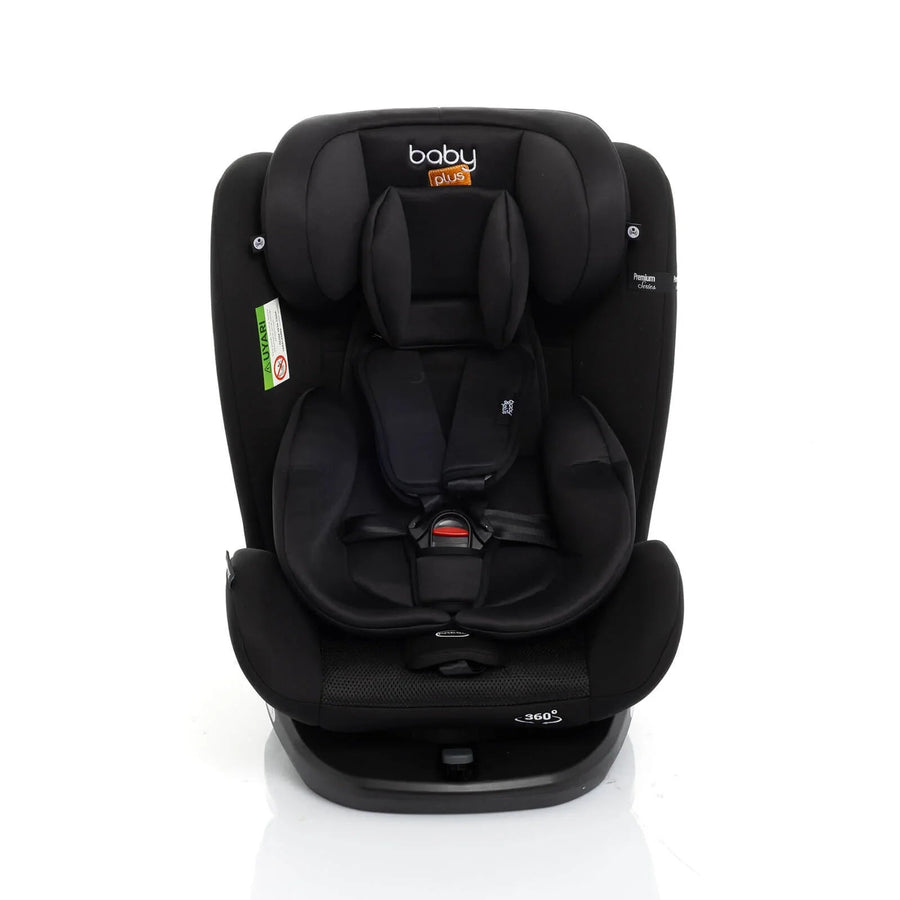 baby plus Orbitfix Group 0+/1/2/3 (Birth to 12 Years) Car Seat - Black - Miu Mau Collectibles