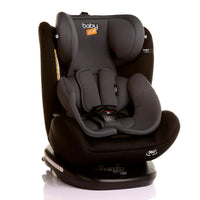 baby plus Orbitfix Group 0+/1/2/3 (Birth to 12 Years) Car Seat - Black Grey - Miu Mau Collectibles