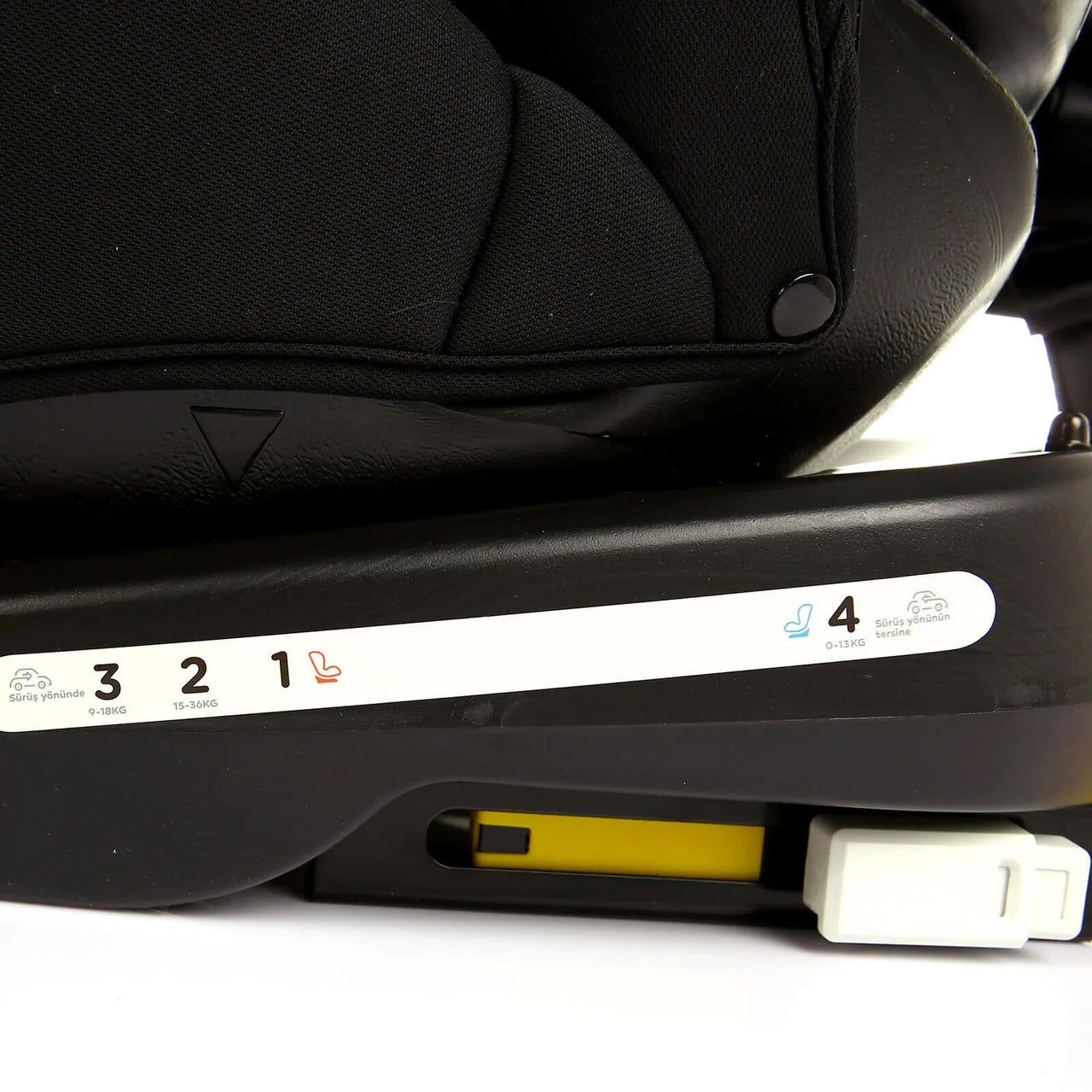 baby plus Orbitfix Group 0+/1/2/3 (Birth to 12 Years) Car Seat - Black Red - Miu Mau Collectibles