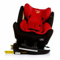 baby plus Orbitfix Group 0+/1/2/3 (Birth to 12 Years) Car Seat - Black Red - Miu Mau Collectibles