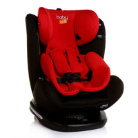 baby plus Orbitfix Group 0+/1/2/3 (Birth to 12 Years) Car Seat - Black Red - Miu Mau Collectibles