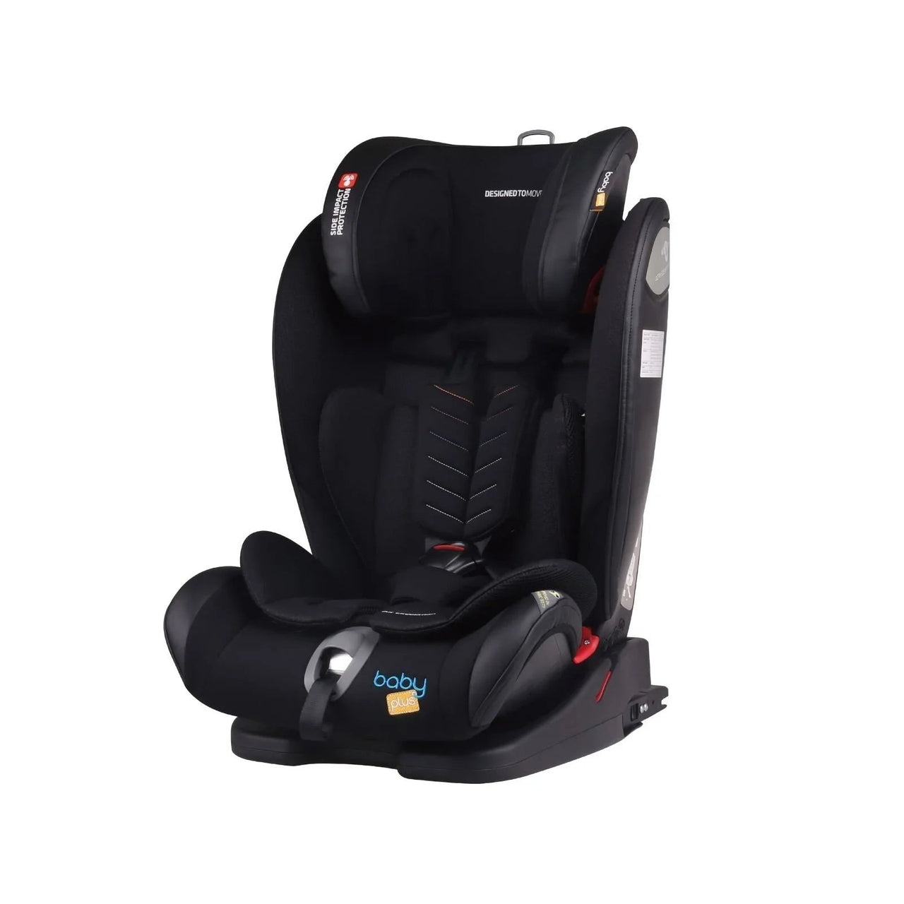baby plus Secure Group 1/2/3 (9 Months to 12 Years) Car Seat - Black - Miu Mau Collectibles