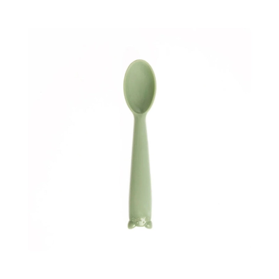baby plus Silicone Spoon - Green - Miu Mau Collectibles