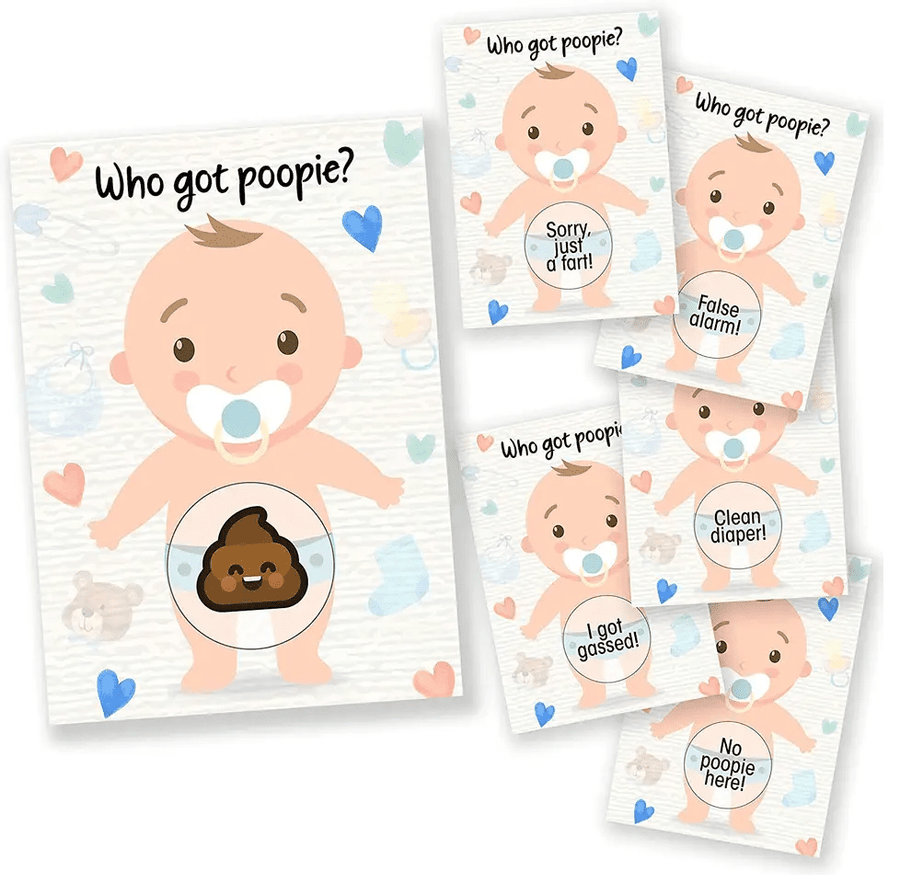 Baby Shower Scratch Off Game - 33 Card Pack - Miu Mau Baby & Kids Store