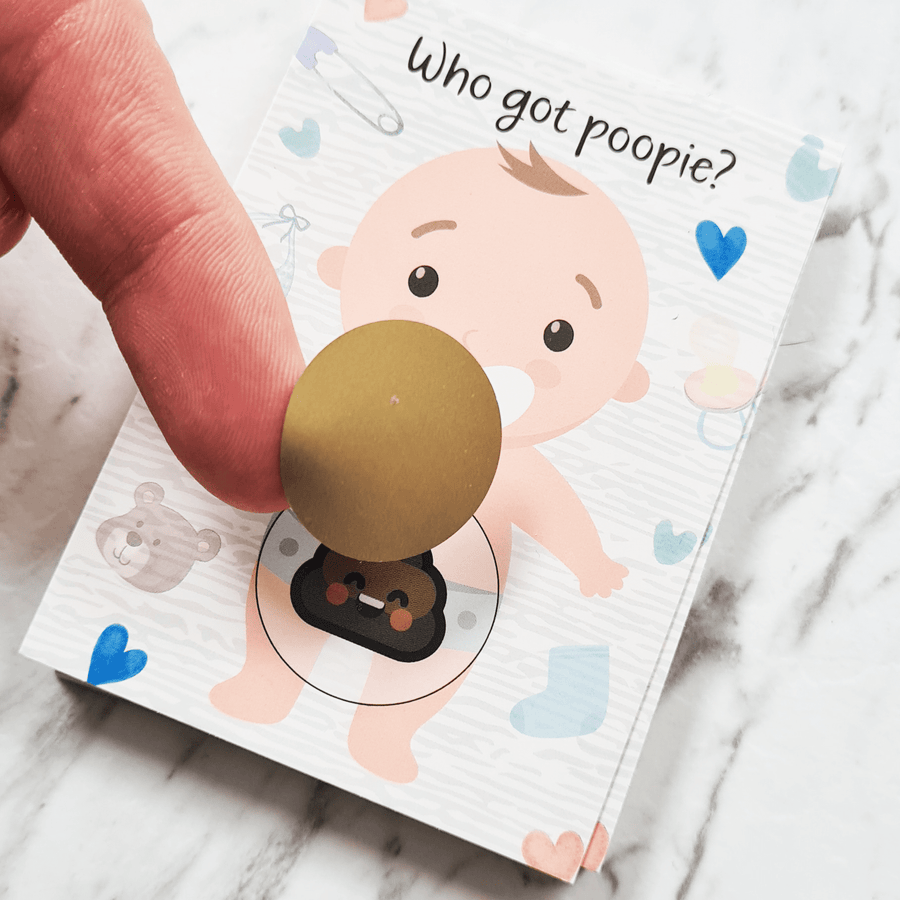 Baby Shower Scratch Off Game - 33 Card Pack - Miu Mau Baby & Kids Store