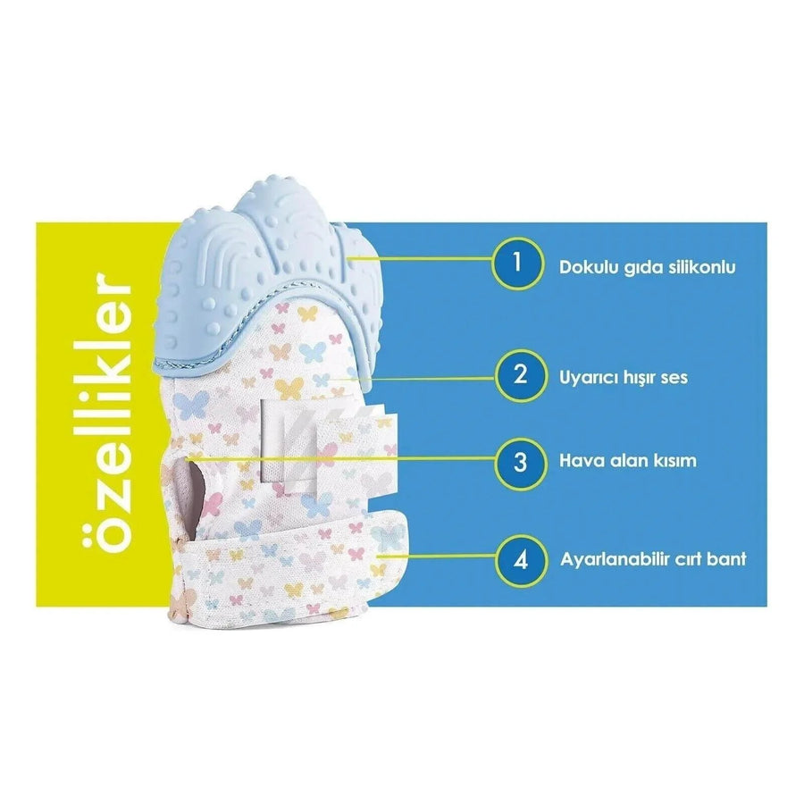 baby toys Baby Teething Mittens Purple - Miu Mau Collectibles