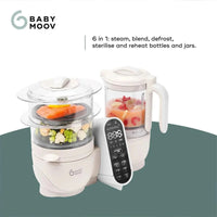Babymoov Nutribaby (+) 6 - in - 1 Baby Food Maker - Mineral - Miu Mau Baby & Kids Store