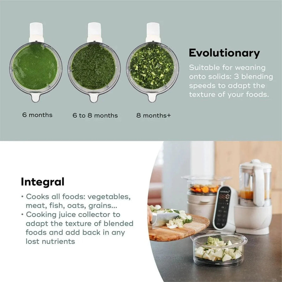 Babymoov Nutribaby (+) 6 - in - 1 Baby Food Maker - Mineral - Miu Mau Baby & Kids Store