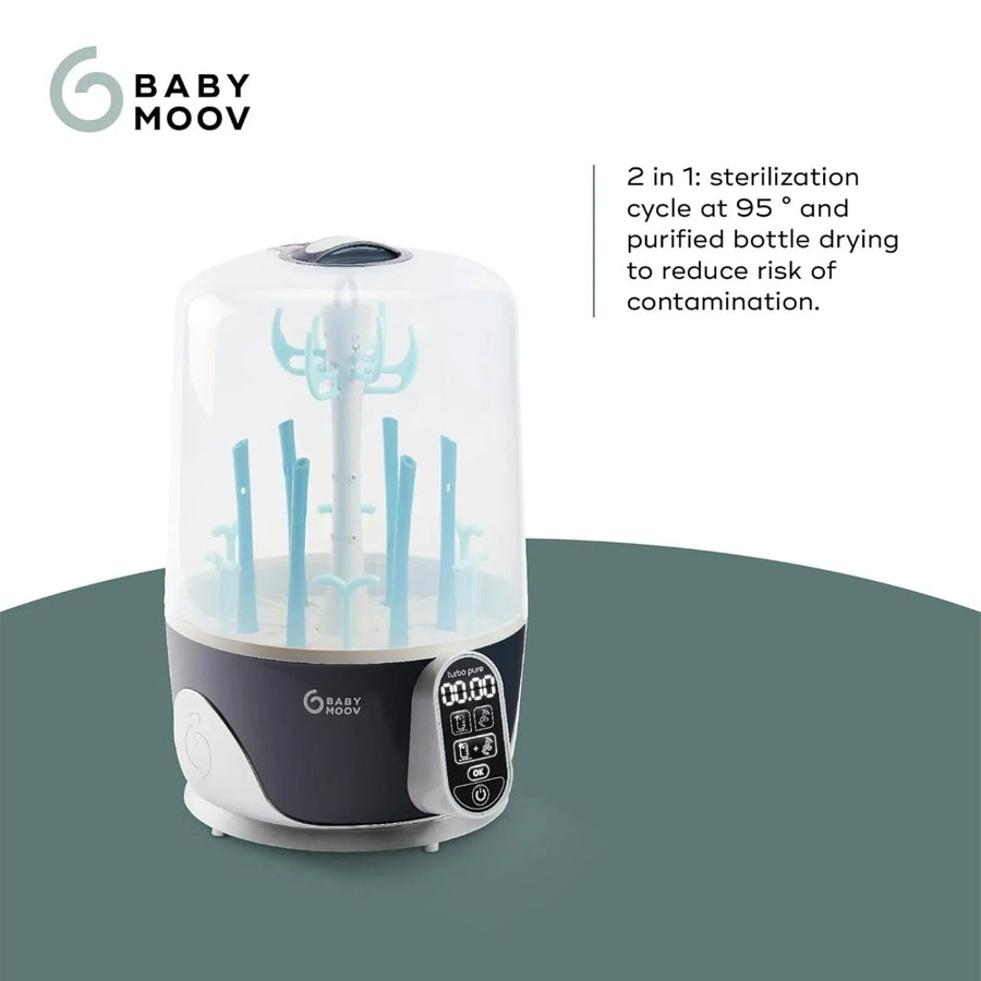 Babymoov Turbo Pure 3 - in - 1 Steriliser & Dryer & Purified Bottle Storage - Miu Mau Baby & Kids Store