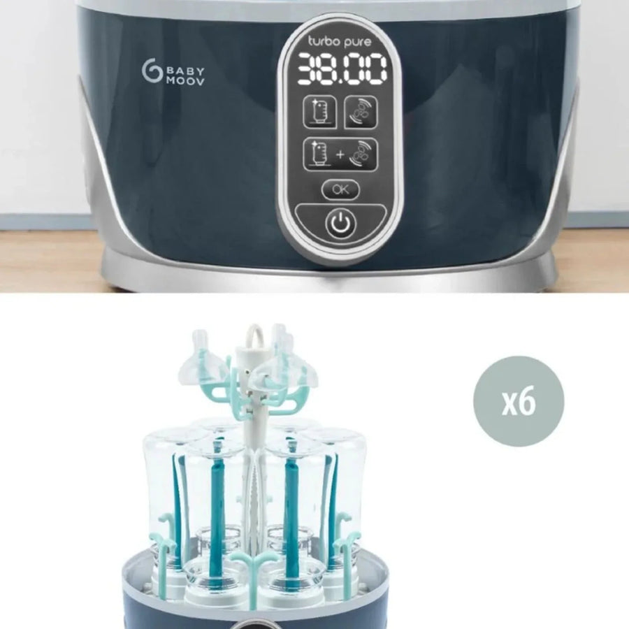 Babymoov Turbo Pure 3 - in - 1 Steriliser & Dryer & Purified Bottle Storage - Miu Mau Baby & Kids Store