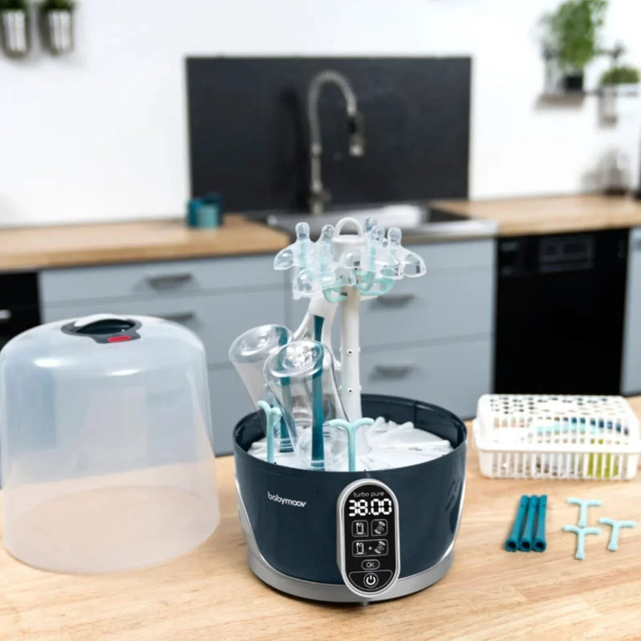 Babymoov Turbo Pure 3 - in - 1 Steriliser & Dryer & Purified Bottle Storage - Miu Mau Baby & Kids Store