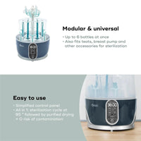 Babymoov Turbo Pure 3 - in - 1 Steriliser & Dryer & Purified Bottle Storage - Miu Mau Baby & Kids Store