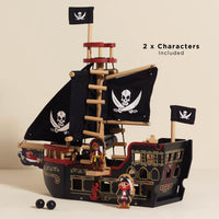 Barbarossa Pirate Ship & Characters - Miu Mau Collectibles