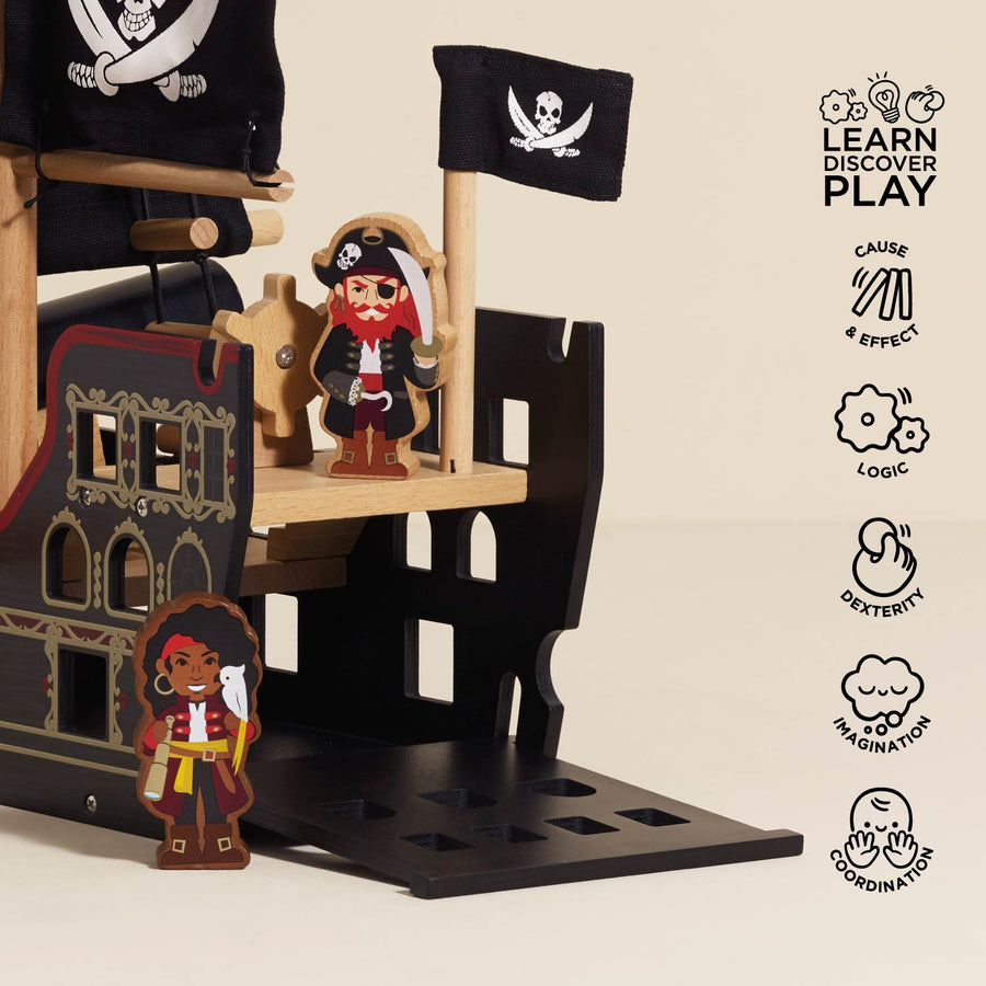 Barbarossa Pirate Ship & Characters - Miu Mau Collectibles