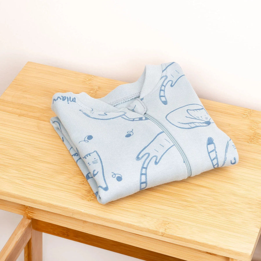 Bebetto Baby Boy Footless Jumpsuit - Indigo - Miu Mau Baby & Kids Store