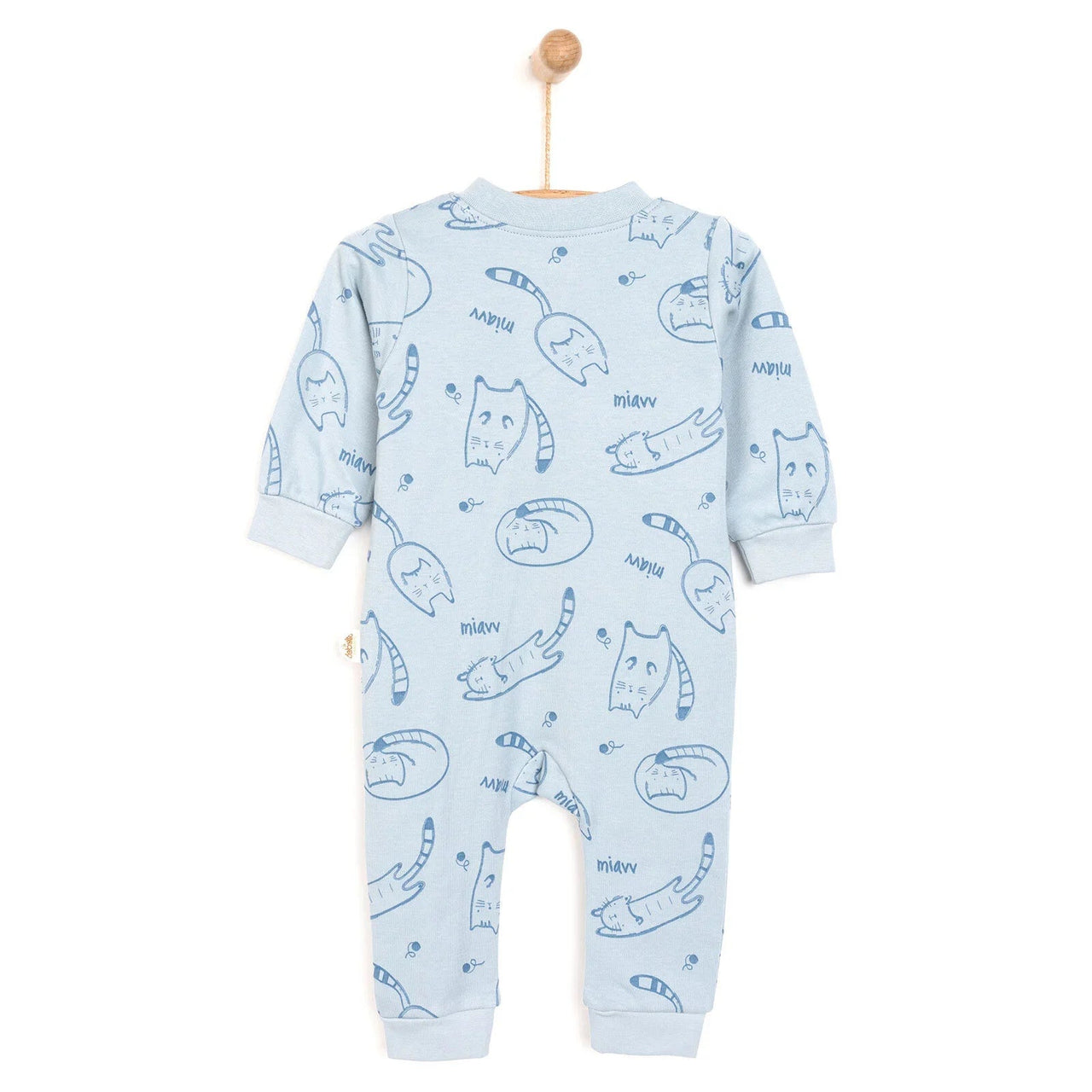 Bebetto Baby Boy Footless Jumpsuit - Indigo - Miu Mau Baby & Kids Store