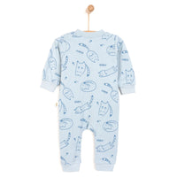 Bebetto Baby Boy Footless Jumpsuit - Indigo - Miu Mau Baby & Kids Store