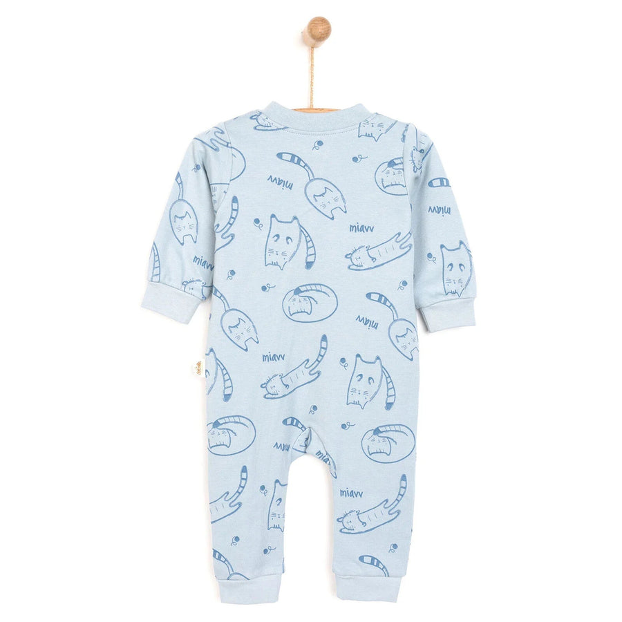 Bebetto Baby Boy Footless Jumpsuit - Indigo - Miu Mau Baby & Kids Store