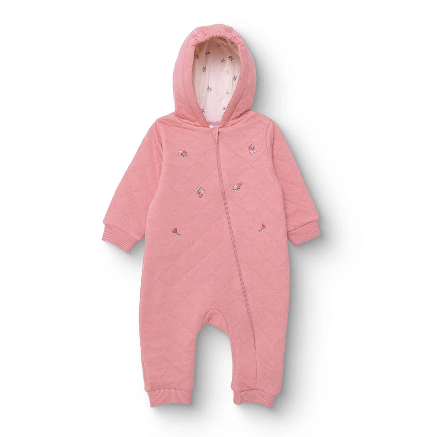 Bebetto Newborn Footless Jumpsuit - Light Rose - Miu Mau Collectibles