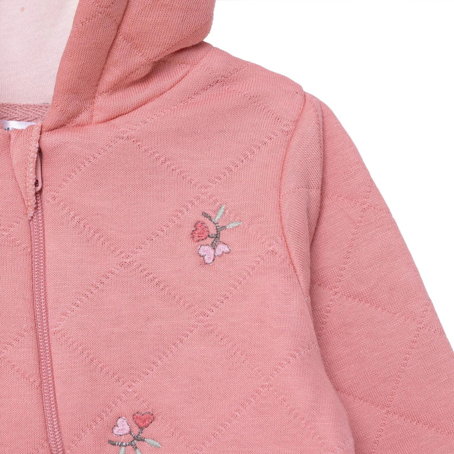 Bebetto Newborn Footless Jumpsuit - Light Rose - Miu Mau Collectibles