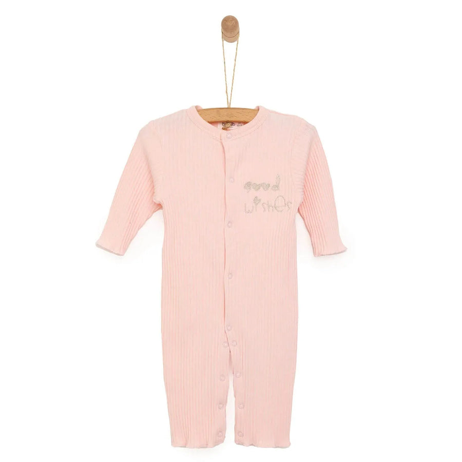 Bebetto Newborn Good Wishes Jumpsuit - Pink - Miu Mau Baby & Kids Store
