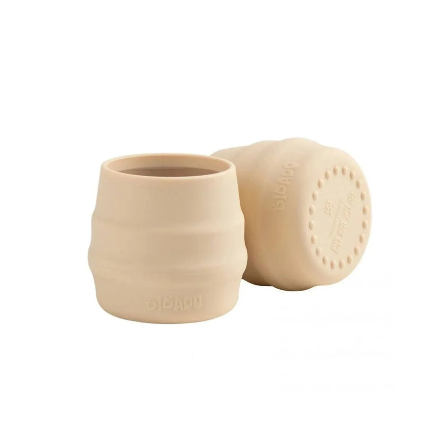 Bibado Sippit Silicone Open Training Cup 6+ months Pack of 2 - Fawn - Miu Mau Collectibles