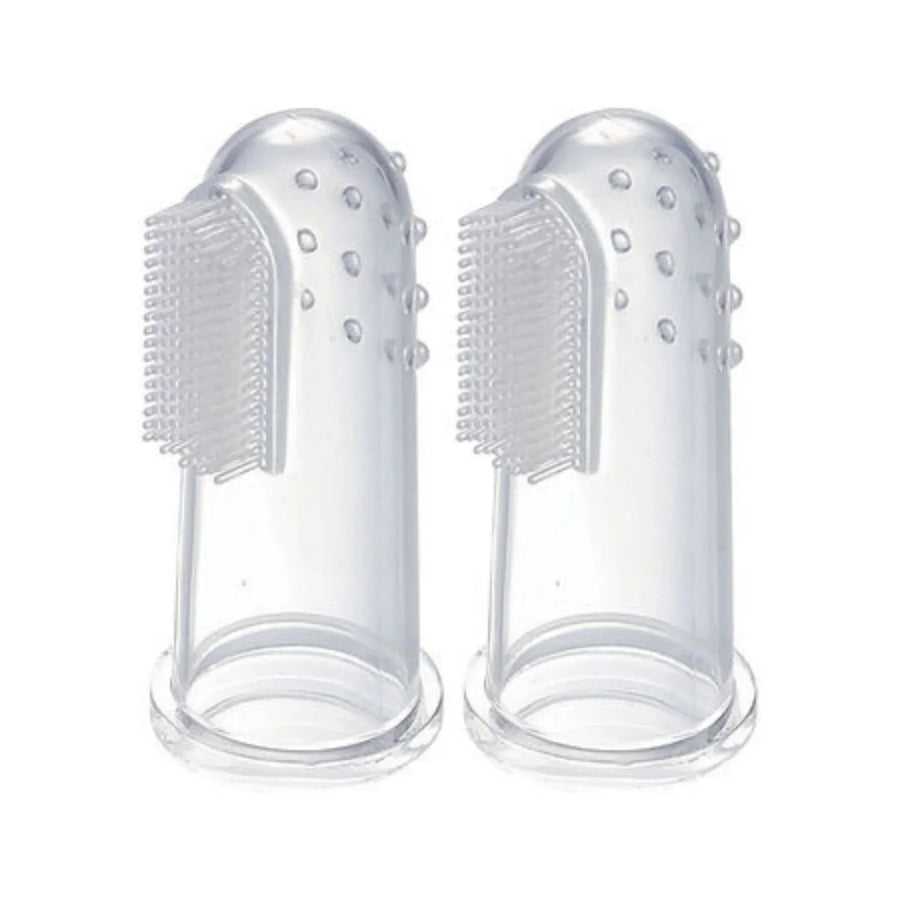 Bickiepegs Finger Toothbrush and Gum Massager from Birth Pack of 2 - Miu Mau Collectibles
