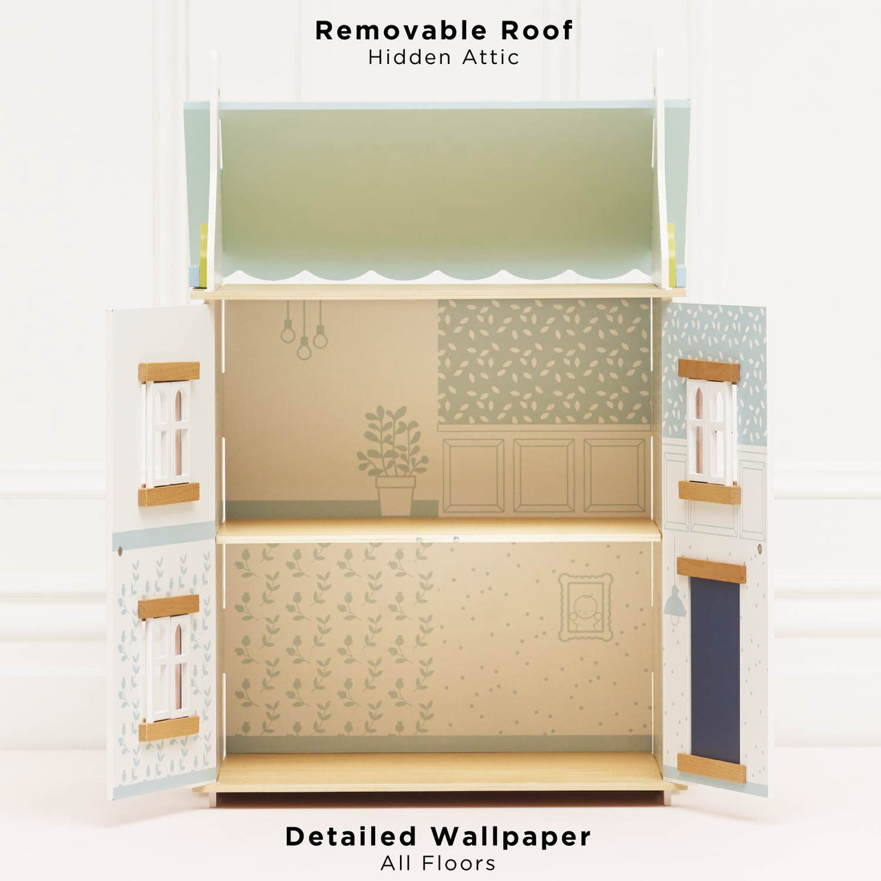 Bluebelle Wooden Dolls House - Miu Mau Collectibles