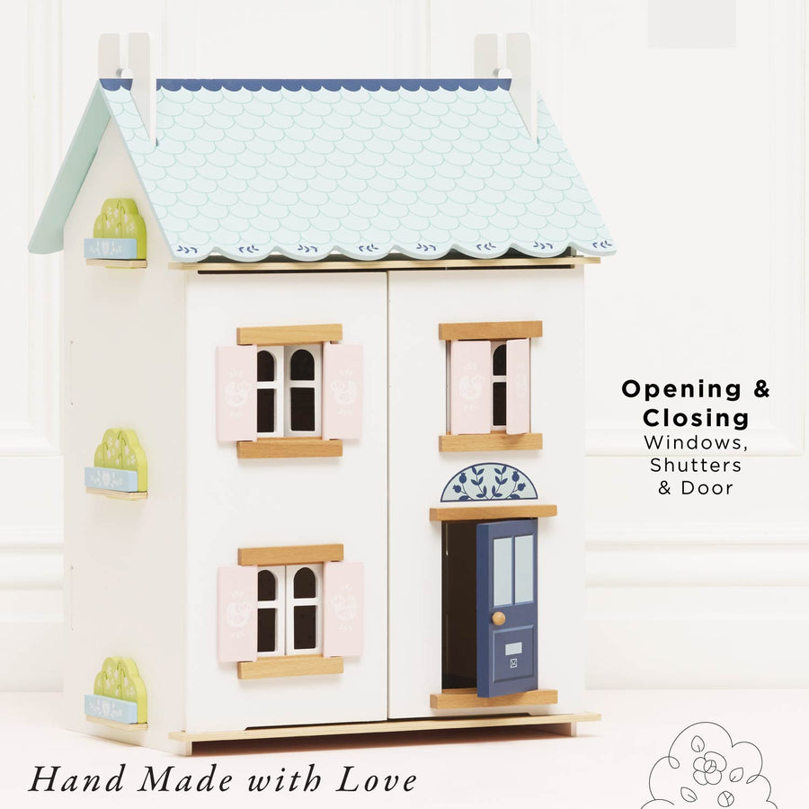 Bluebelle Wooden Dolls House - Miu Mau Collectibles
