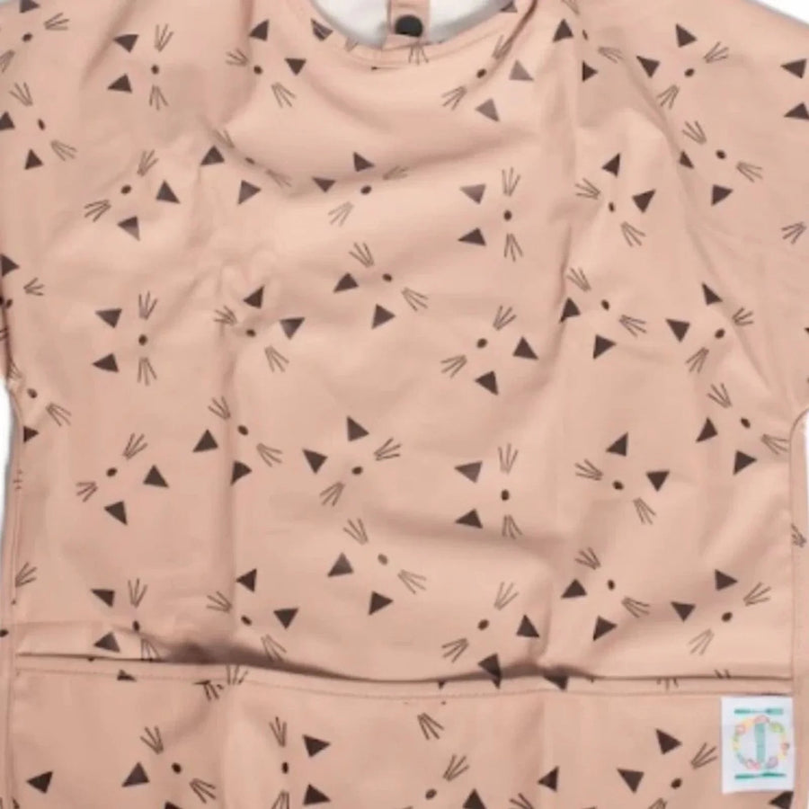 BLW Essentials Waterproof Long Sleeved Coverall Bib - Pink - Miu Mau Collectibles