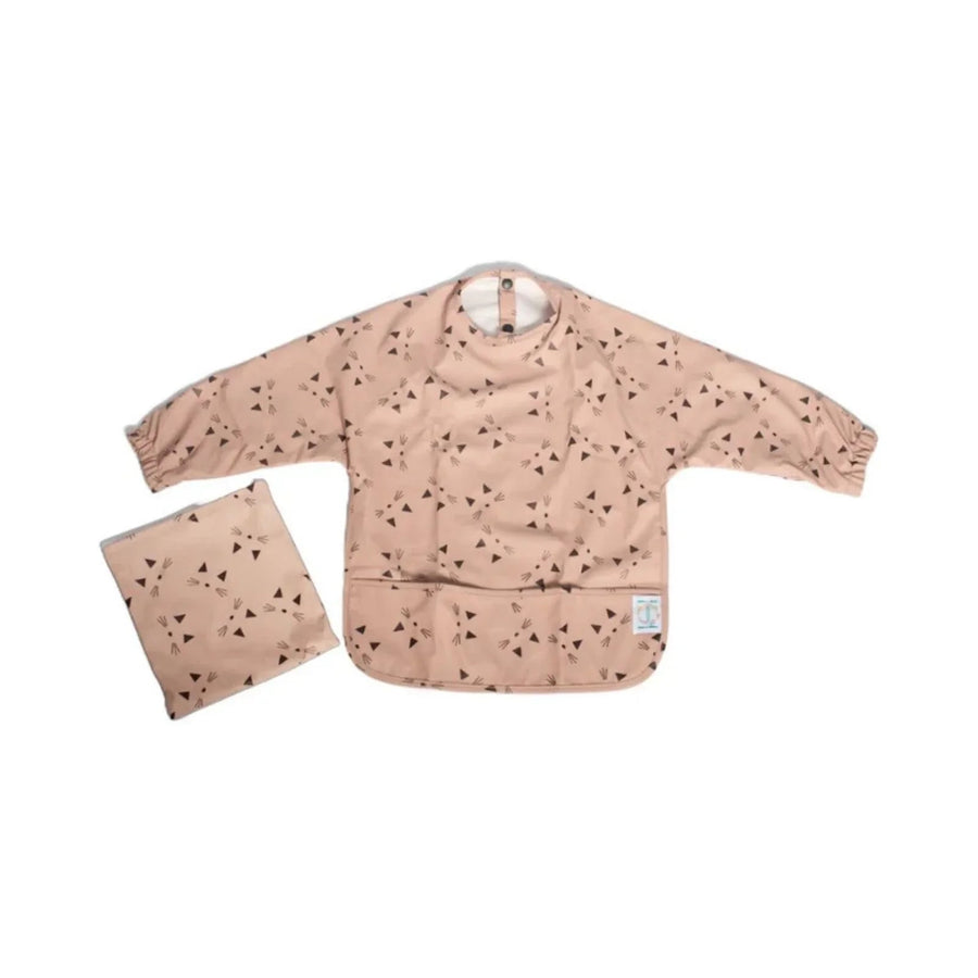 BLW Essentials Waterproof Long Sleeved Coverall Bib - Pink - Miu Mau Collectibles