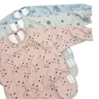 BLW Essentials Waterproof Long Sleeved Coverall Bib - Pink - Miu Mau Collectibles