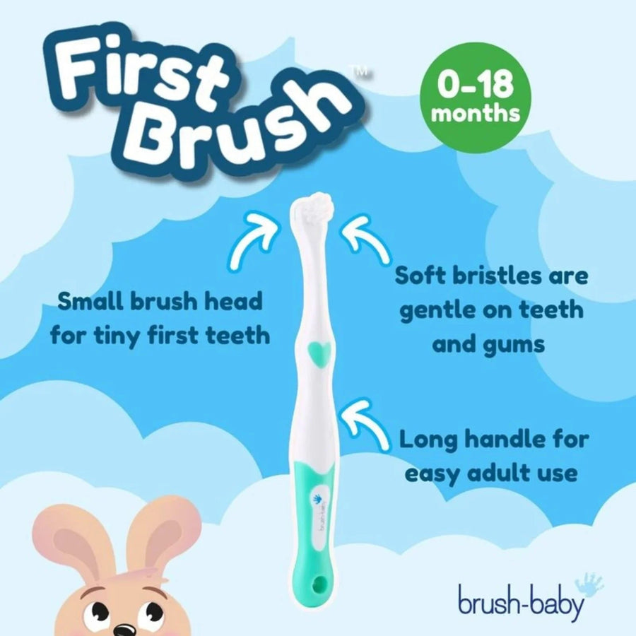 brush - baby First Brush Pack of 2 - Mixed Colours - Miu Mau Collectibles