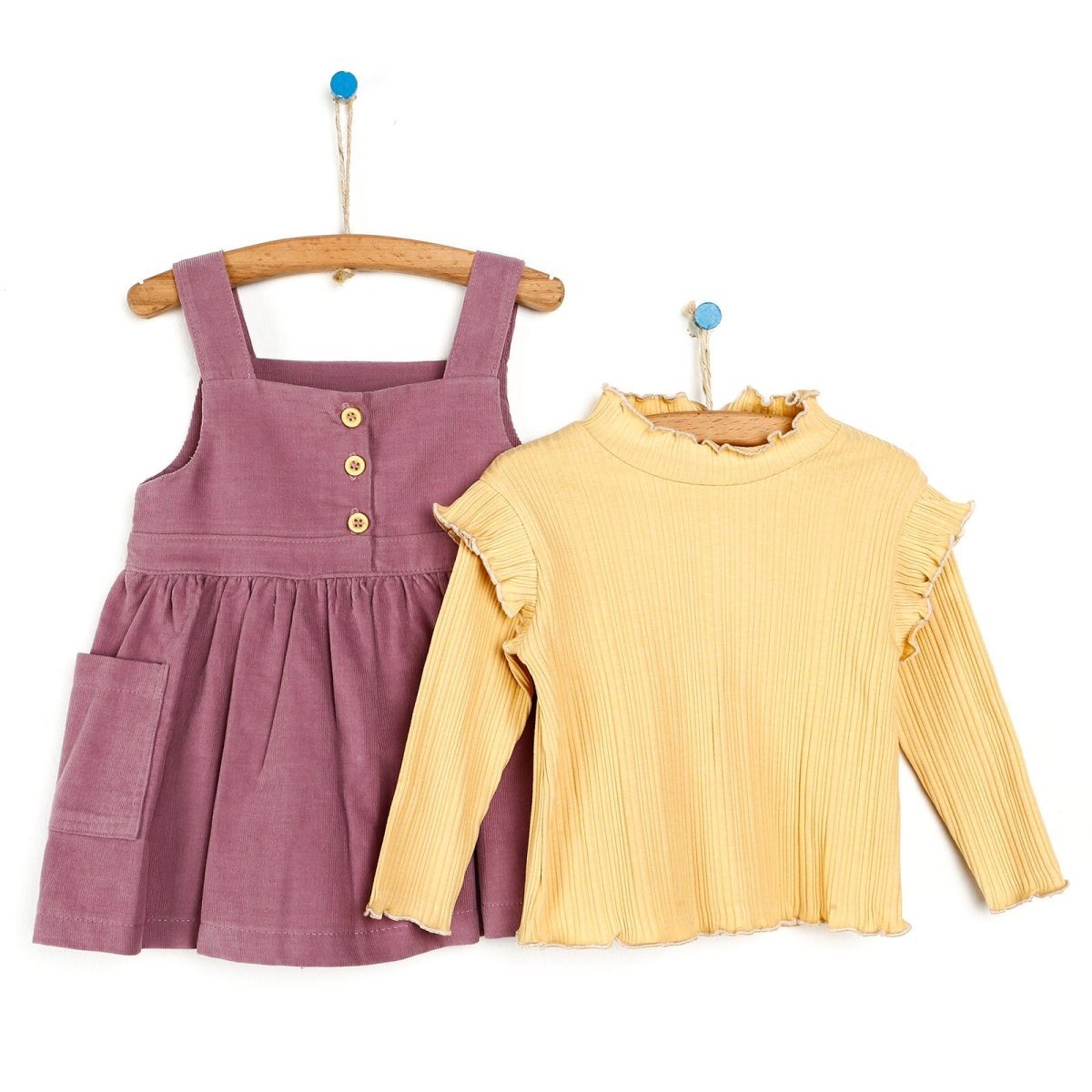 Cassiope Salopette Skirt - Sweatshirt - Damson - Miu Mau Collectibles