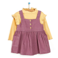 Cassiope Salopette Skirt - Sweatshirt - Damson - Miu Mau Collectibles