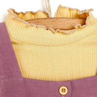 Cassiope Salopette Skirt - Sweatshirt - Damson - Miu Mau Collectibles