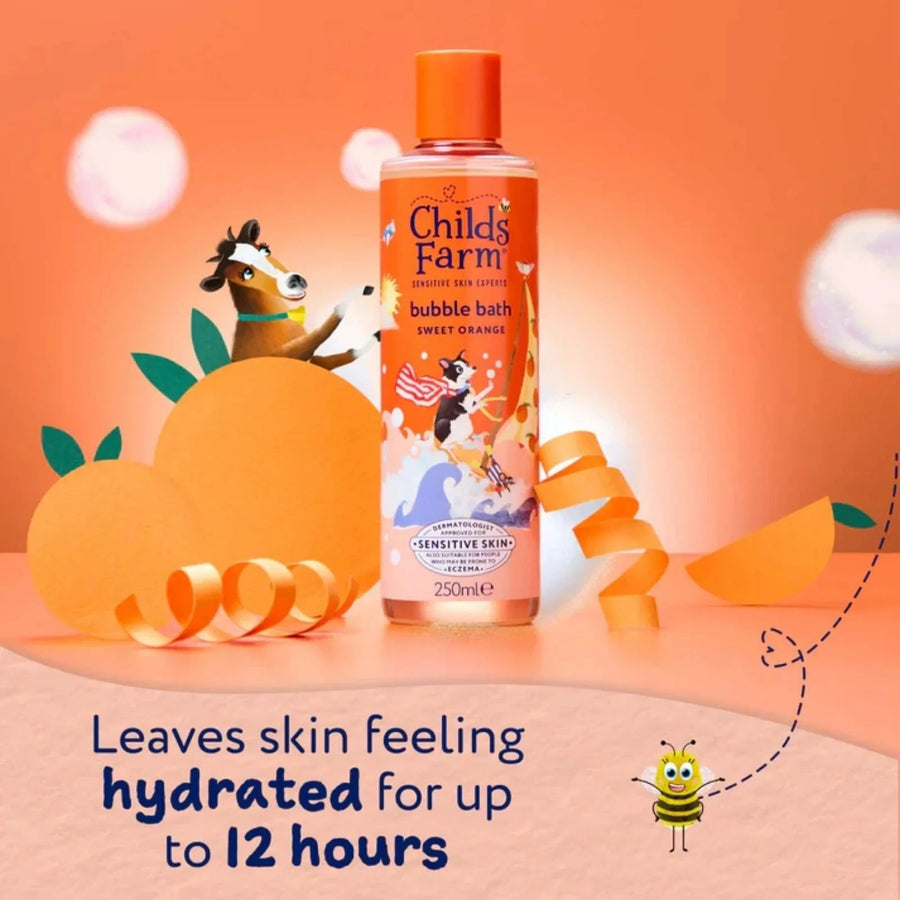 Childs Farm Bubble Bath 250ml - Sweet Orange - Miu Mau Collectibles