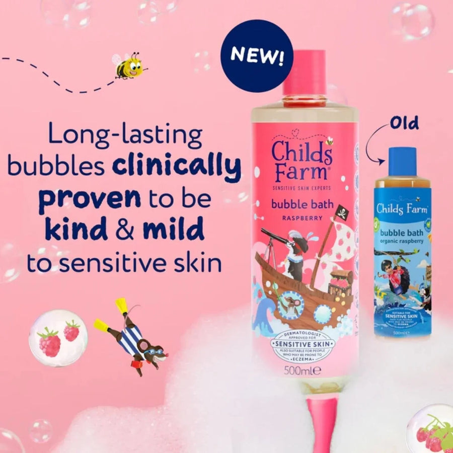 Childs Farm Bubble Bath 500ml - Raspberry - Miu Mau Collectibles
