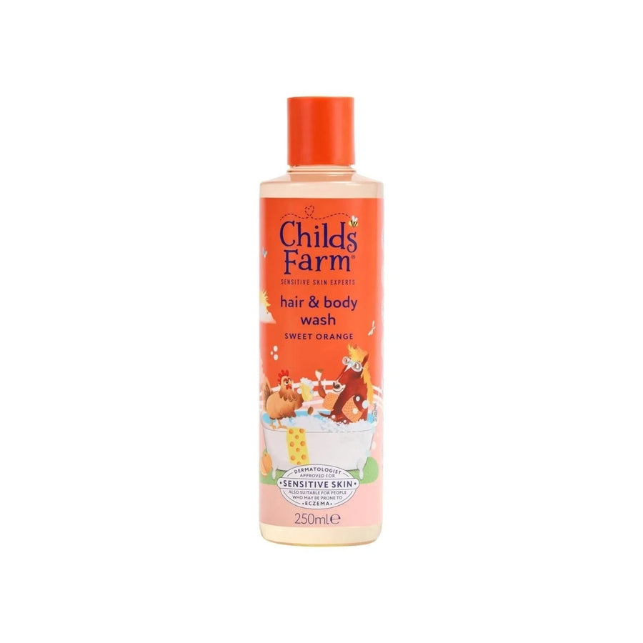 Childs Farm Hair & Body Wash 250ml - Sweet Orange - Miu Mau Collectibles