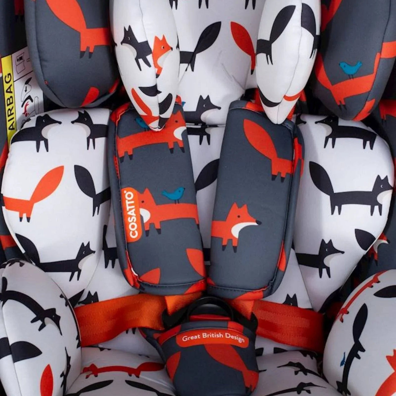 Cosatto All in All 360 Rotate i - Size Car Seat - Charcoal Mister Fox - Miu Mau Collectibles