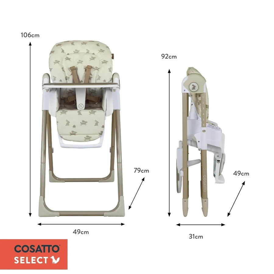 Cosatto Pip 0+ Highchair - Lollop - Miu Mau Collectibles