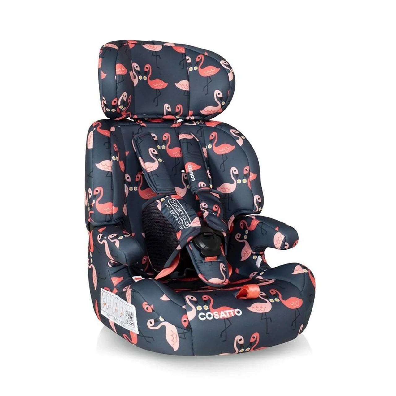 Cosatto Zoomi Group 1/2/3 Car Seat - Pretty Flamingo - Miu Mau Collectibles