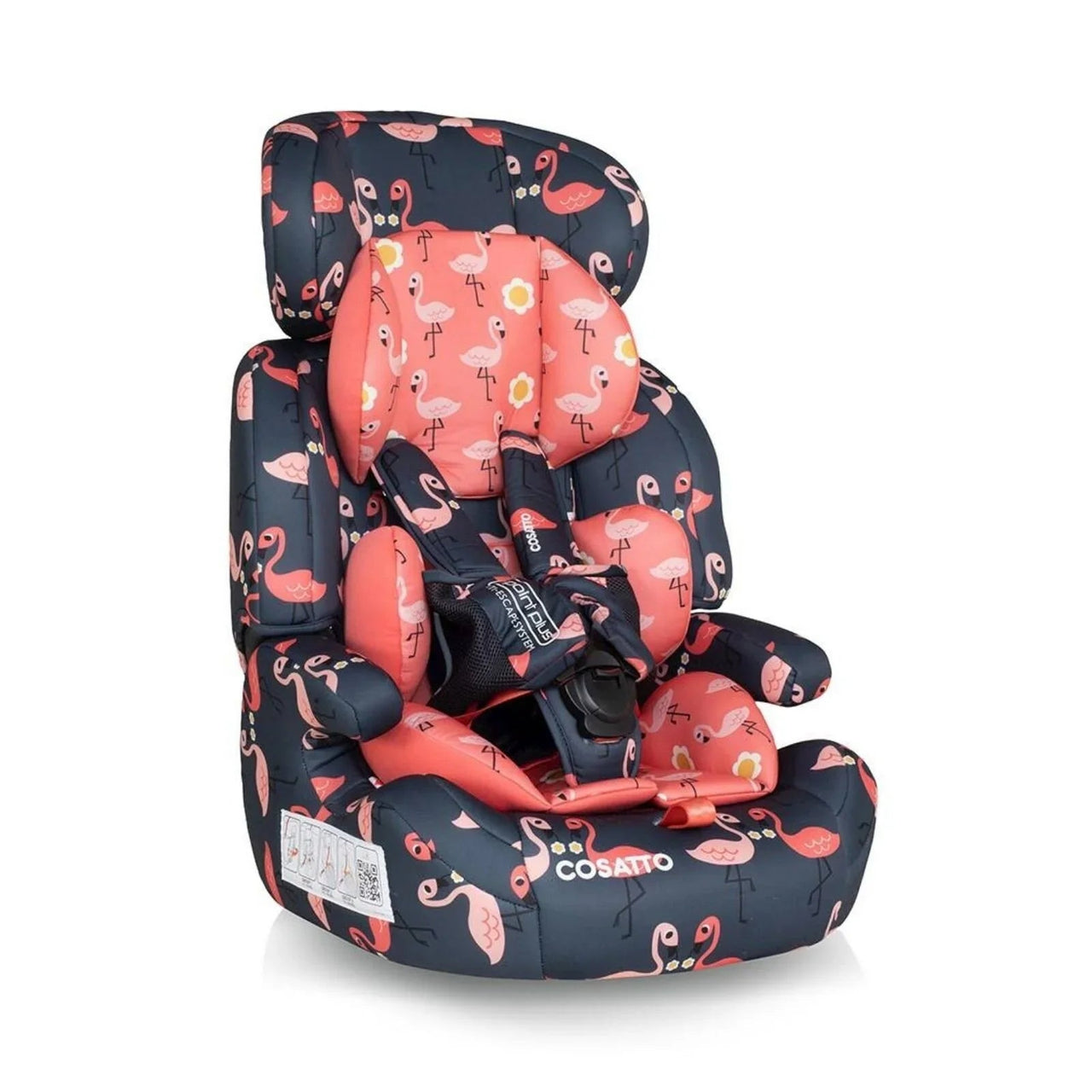 Cosatto Zoomi Group 1/2/3 Car Seat - Pretty Flamingo - Miu Mau Collectibles